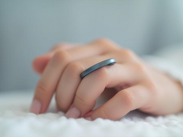 Oura Ring Gen3 on a person's finger